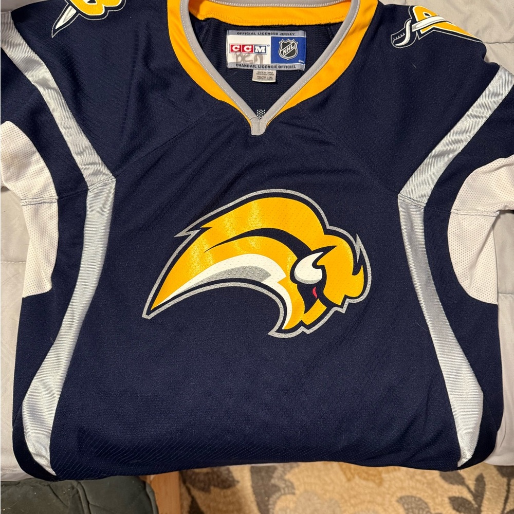 NHL Blue and Yellow Licensed Jersey